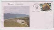India-special Cover--2001-Dam, Water, Hydro Power, Cache-medical Herb, Golden Turmeric, - Lettres & Documents