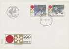 Yugoslavia -1972 Sapporo Olympics FDC - Winter 1972: Sapporo