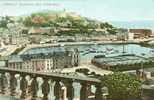 Britain United Kingdom Torquay Harbour And Vane Hill Old Postcard [P441] - Torquay