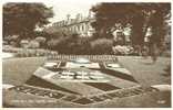 Britain United Kingdom - Floral Crest, Abbey Gardens, Torquay Real Photo Postcard [P647] - Torquay