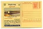 ENTIER POSTAL  STATIONERY  INDE GANDHI ENERGIE EAU BARRAGE - Water