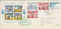 Belgium-1960 Rome Olympic Games FDC - Sommer 1960: Rom