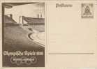 Germany-1936 Berlin Olympics 6pf Stadium Unused Post Card - Zomer 1936: Berlijn