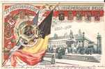 36737)cartolina Illustratoria Bruxelles - 75° Ann. Indipendence Belghe - Feiern, Ereignisse
