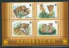 AZERBAIJAN 2005 W.W.F. LEOPARD  SET  MNH - Azerbeidzjan