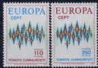 Cept 1972 Turquie Turkije Yvertn° 2024-25 *** MNH Cote 5,00 Euro - Ongebruikt