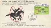 Philippines-1976 Montreal Olympics,Indian Cup Horse Race,  Souvenir Cover - Zomer 1976: Montreal