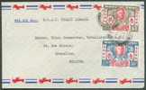 TB Lettre Par Avion Affr. à 1$30 Obl. Dc HONG KONG 8 Oct. 1946 Vers Bruxelles;  Superbe  - 5385 - Altri & Non Classificati