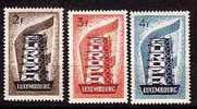 EUROPA 1956-LUXEMBOURG N°514/516** - 1956