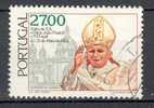 Portugal 1982 Mi. 1566  27.00 E Besuch Von Papst Visit Of Pope Johannes Paul II. - Gebraucht
