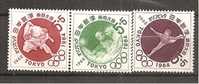 Japan1962:Olympics Michel 797-9mnh** - Ete 1964: Tokyo