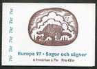 1997 Libretto Europa CEPT Svezia - 1997