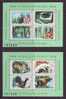 Romania Rumanien 1986, Mi Bl. 223 - 224, Fauna And Flora, Intereuropa --- MNH ** - Unused Stamps