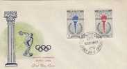 Peru-1961 Rome Olympics  FDC - Zomer 1960: Rome