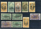 - TIMBRES DU MOYEN CONGO SURCHARGES AFRIQUE EQUATORIALE FRANCAISE - Usati