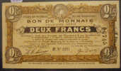 Roubaix Et Tourcoing 59 2 Francs Pirot 59-2202 SUPERBE - Bonds & Basic Needs