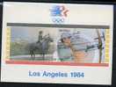 Belgique 1984, Olympique , BLOC 60** Non Dentelé, Tir à L'arc Archery Hippisme - Zomer 1984: Los Angeles