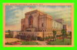 LONG BEACH, CA - MUNICIPAL AUDITORIUM - TRAVEL IN 1950 - LONGSHAW CARD CO - - Sonstige & Ohne Zuordnung