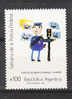 Argentina  - 1989.  Settimana  Della  Polizia.   Week  Of  The  Police.  Childish Drawing - Polizei - Gendarmerie