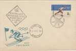 Bulgaria-1960 Squaw Valley Olympic Games,Skier Imperforated   FDC - Inverno1960: Squaw Valley