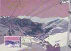 Liechtenstein-1979 Lake Placid 1.50 Chair Lift, Maximum  Card - Invierno 1980: Lake Placid