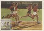 Russia-1960 Rome Olympic Games ,Running Maximum Card - Ete 1960: Rome