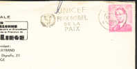 1966 Belgique  Unicef  Prix Nobel  Paix  Pace  Peace - UNICEF