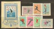 HUNGARY 1963  MICHEL NO: 1898A-1904A BL.37A  MNH - Unused Stamps