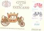 37061)foglio Commemorativo Espo. Mondiale Di Filatelia Città Del Vaticano Con 1500£+450£ - Nuovi - Blocs & Feuillets