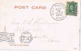 1408. Post Card EAST HARTFORD (conneticut) 1905. Trams. Tranvia - Lettres & Documents