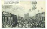 Cpa HISTOIRE DE L'AEROSTATION  1804 PLACE DE LA CONCORDE Couronnement Napoleon - Fesselballons