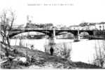 Pont Sur Le Lot Et Quai De La Gare - Luzech