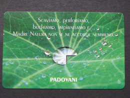 ITALIA TELECOM - 3441 C&C 347 GOLDEN - PRIVATE PUBBLICHE - PADOVANI SCAVIAMO - NUOVA MINT - Privées - Hommages