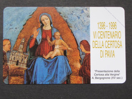 ITALIA TELECOM - 3421 C&C 329 GOLDEN - PRIVATE PUBBLICHE - SECRIAN CERTOSA DI PAVIA - NUOVA MINT - Privadas - Homenaje