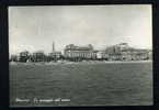 S1428 CARTOLINA ILLUSTRATA ABRUZZO PESCARA LA SPIAGGIA DAL MARE FG. V. 1958 - Pescara