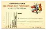 WWI / CARTE DE FRANCHISE MILITAIRE / DRAPEAU / - WW1