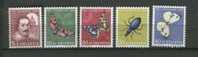 Yvert 581 / 585 Neufs ** Sans Charnière MNH Papillon Insecte - Nuovi