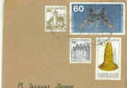 Lettre  Avec 5 Timbres  Deutsche Bundespos - Lettres & Documents