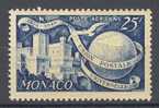 Monaco 1949 Mi. 404  25 Fr Airmail Flugpost UPU Anniversary Weltpostwerein MH* - Unused Stamps