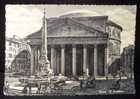 ROMA IL PANTHEON CON AUTO D'EPOCA ANTICHE E CARROZZA A CAVALLO - PANTHEON ROME AVEC LES VOITURES VINTAGE ET DU VIEUX POR - Pantheon