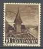 Liechtenstein 1957 Mi. 362  10 (Rp) Weihnachten Christmas Jul Noel Navidad Kapelle St. Mamerten Triesen - Gebruikt