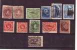 CANADA TERRE NEUVE COLONIE BRITANNIQUE SERIE COURANTE 1880 OBLITEREE. - Used Stamps