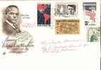 U S A / Edgar Lee Masters / Letter  To Botosani - Covers & Documents