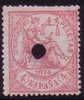 Edifil 151T 1874 4 Pts Carmín Taladrado - Used Stamps