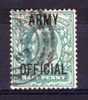 Great Britain - 1902 - ½d Army Official - Used - Dienstzegels