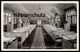 ALTE POSTKARTE KINDERHEIM ST. OTTO ZINNOWITZ USEDOM SCHLAFSAAL IM MÄDCHENHAUS Children's Home Foyer D'enfants Postcard - Zinnowitz