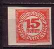 K4911 - AUSTRIA TAXE Yv N°95 * - Portomarken