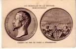 LES MEDAILLES DE LA MONNAIE   CHEMIN DE FER PARIS A STRASBOURG  UNE PETITE FENTE - Monnaies (représentations)