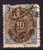 Antilles Danoises Timbre Ob. 1876 N°10 C.35 € - Danemark (Antilles)