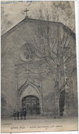 AUPS    Eglise Paroissiale (carte Sale Sur Le Haut) - Aups